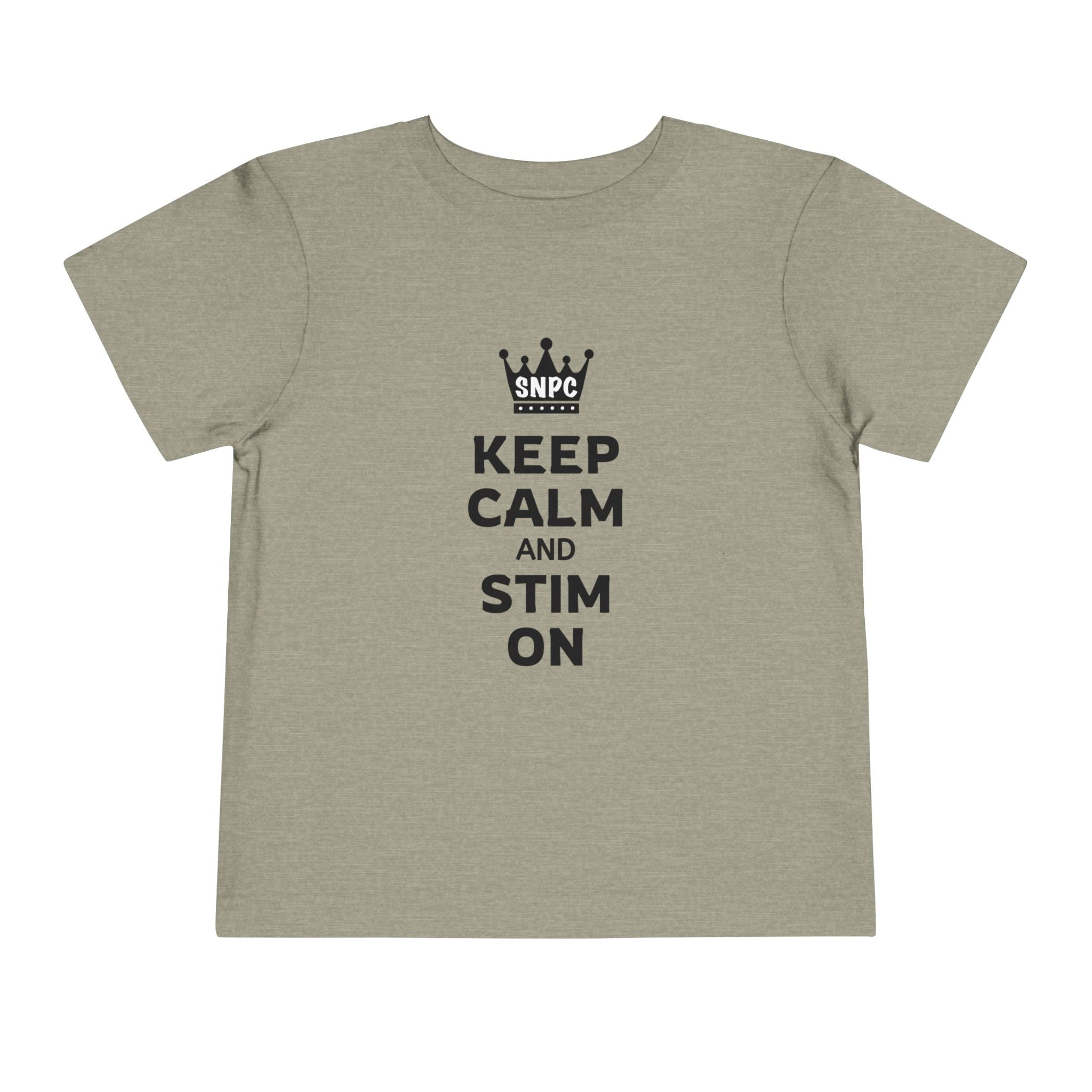 “Keep Calm & Stim On” Toddler Tee