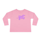 "The Power Of ...Yet (Hearts)" Toddler Long Sleeve