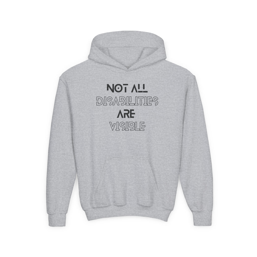 “Not All Disabilities Are Visible” Youth Hoodie