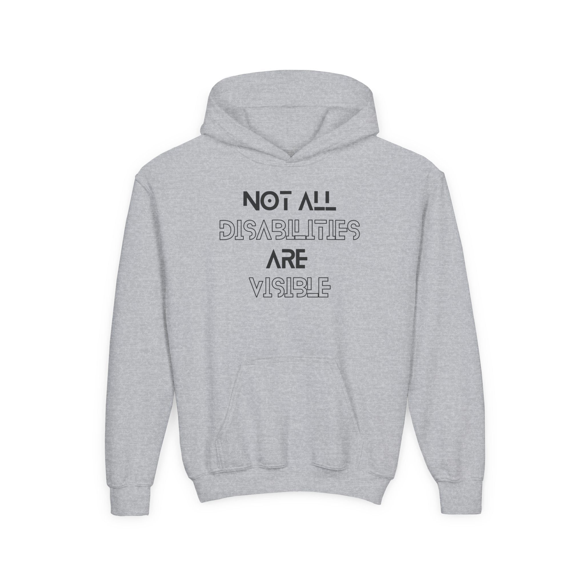 “Not All Disabilities Are Visible” Youth Hoodie