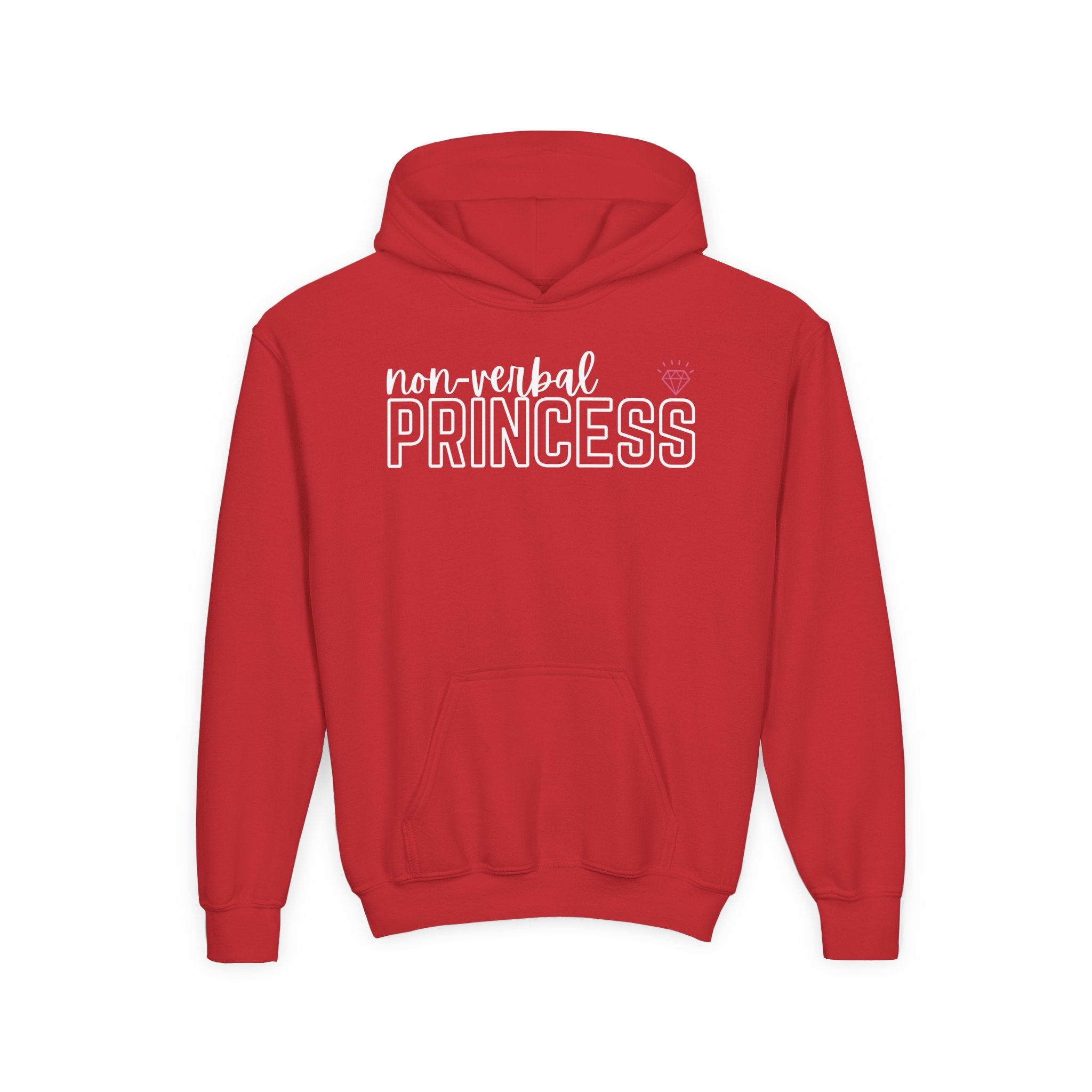 “Non-Verbal Princess” Youth Hoodie