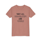 "Not All Disabilities Are Visible" Youth Tee