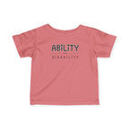 "Ability Over Disability" Infant Tee