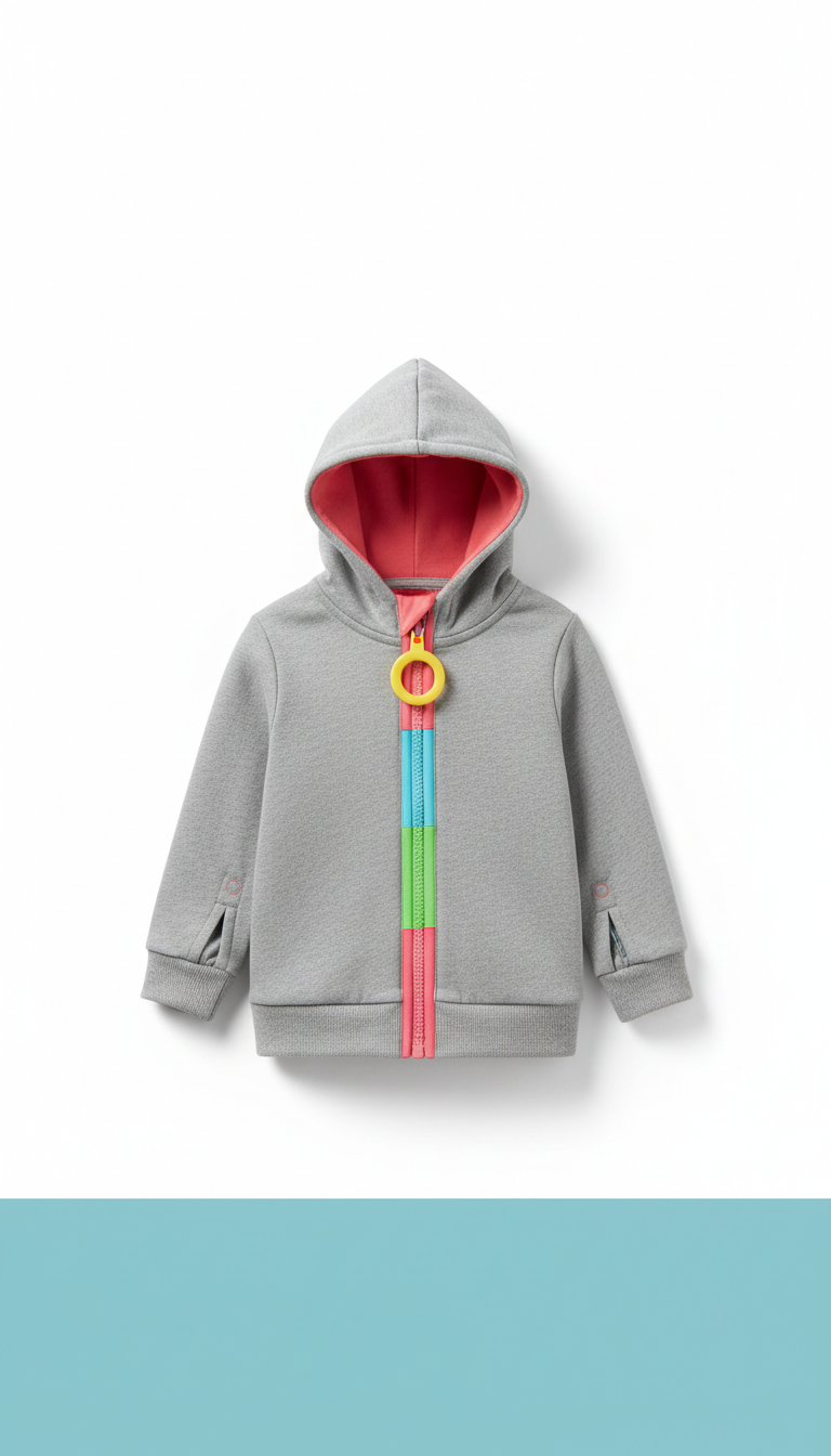 Easy-Zip Kids’ Adaptive Hoodie