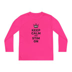 “Keep Calm & Stim On” Youth Long Sleeve