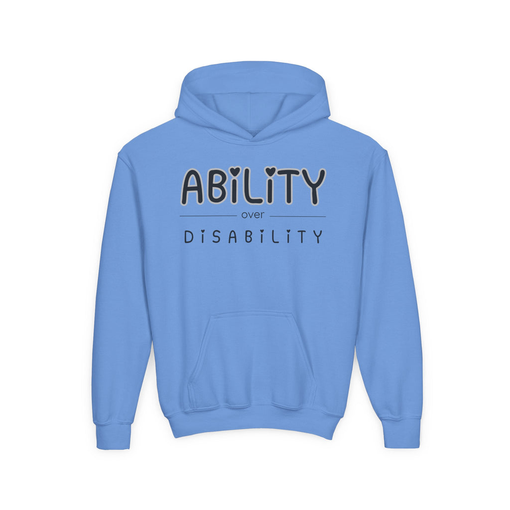 “Ability Over Disability” Youth Hoodie