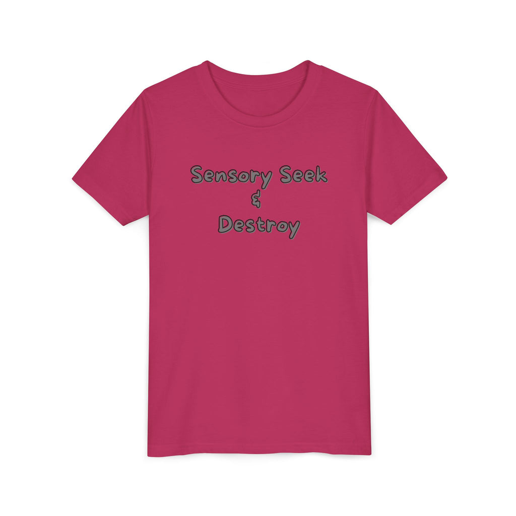 “Sensory Seek & Destroy” Youth Tee