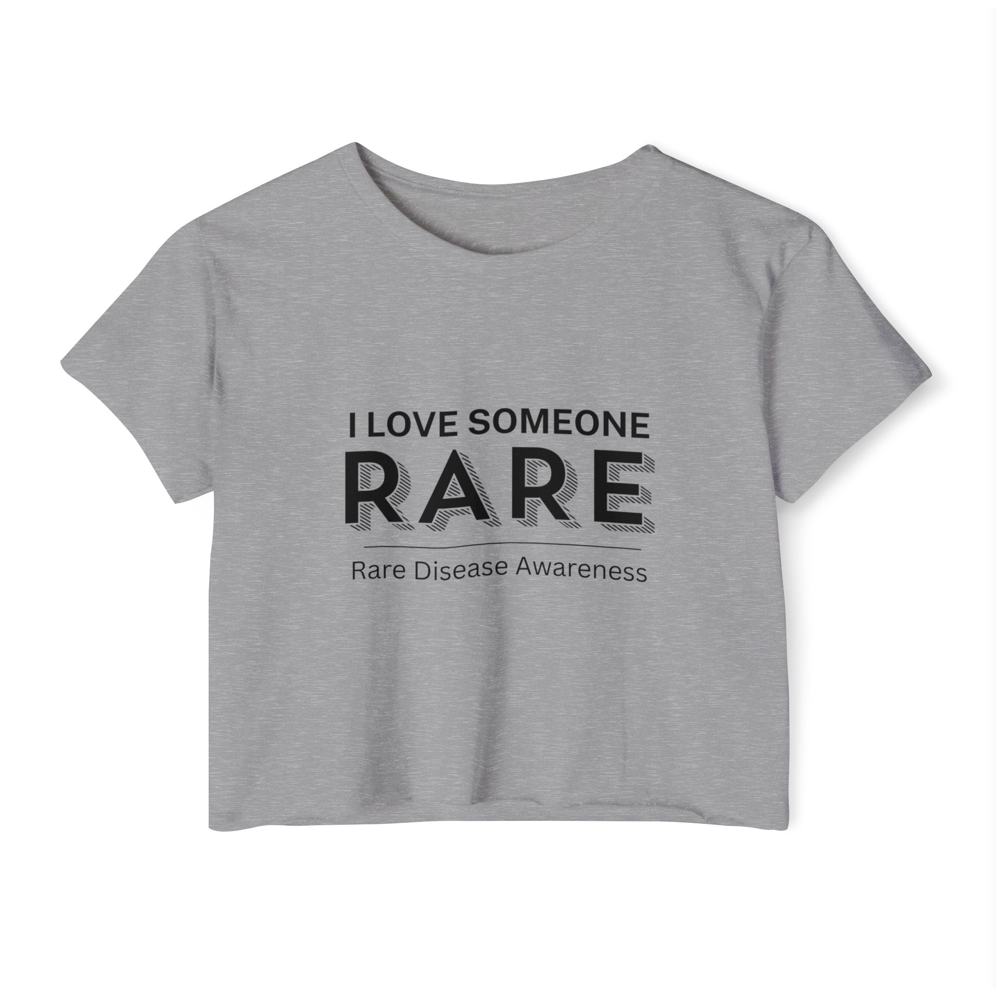 “I Love Someone Rare” Women’s Crop Top