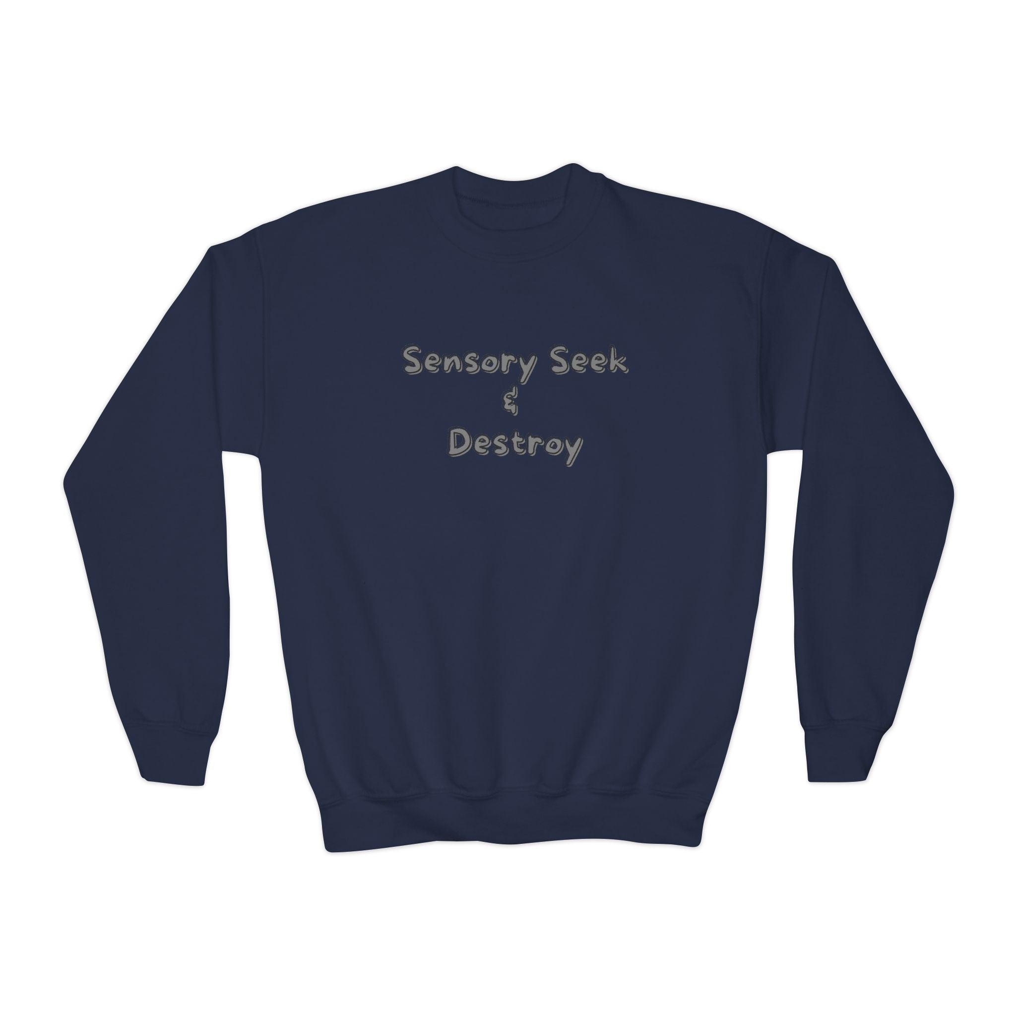 “Sensory Seek & Destroy” Youth Sweater