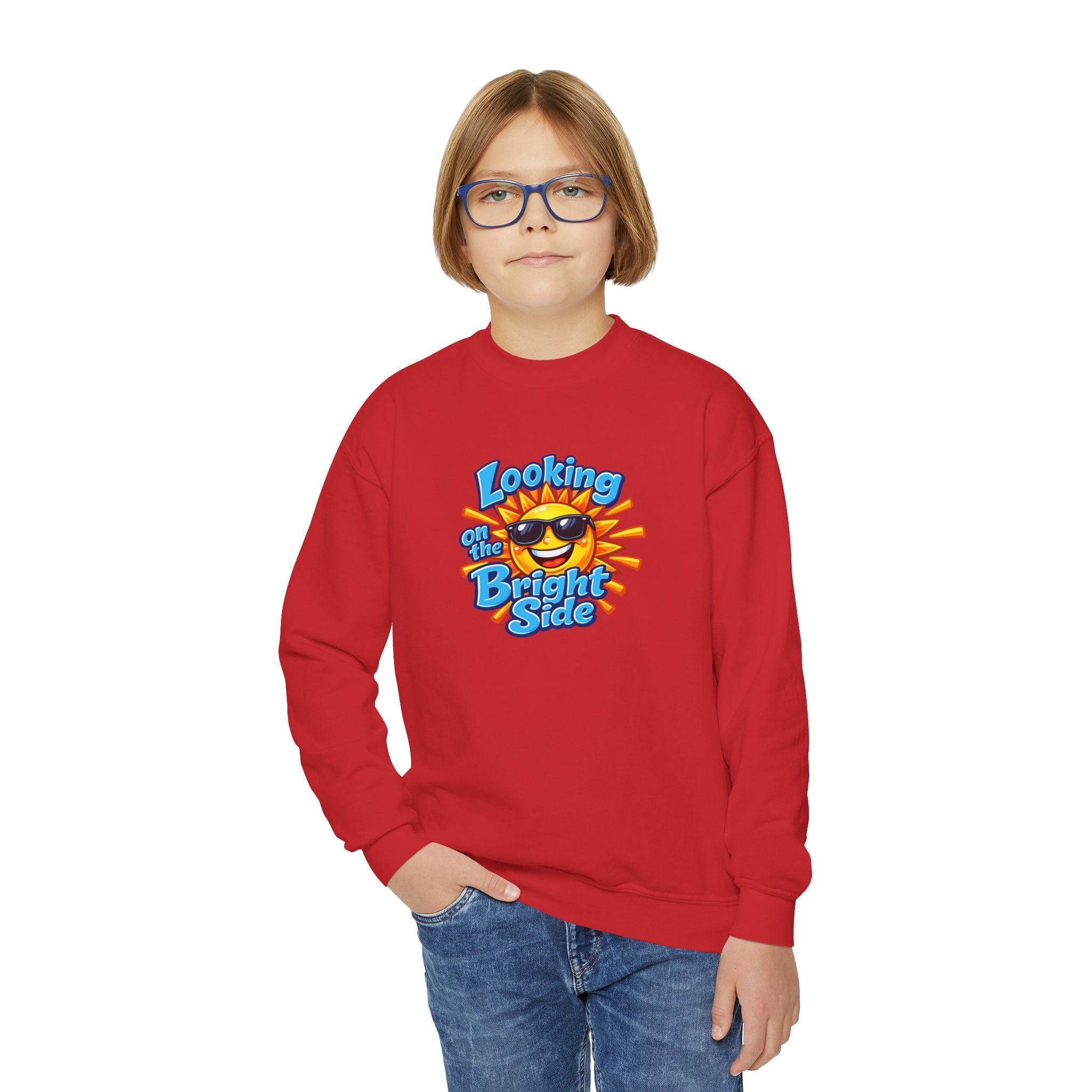 "Looking On The Bright Side" Youth Sweater