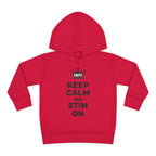“Keep Calm & Stim On” Toddler Hoodie