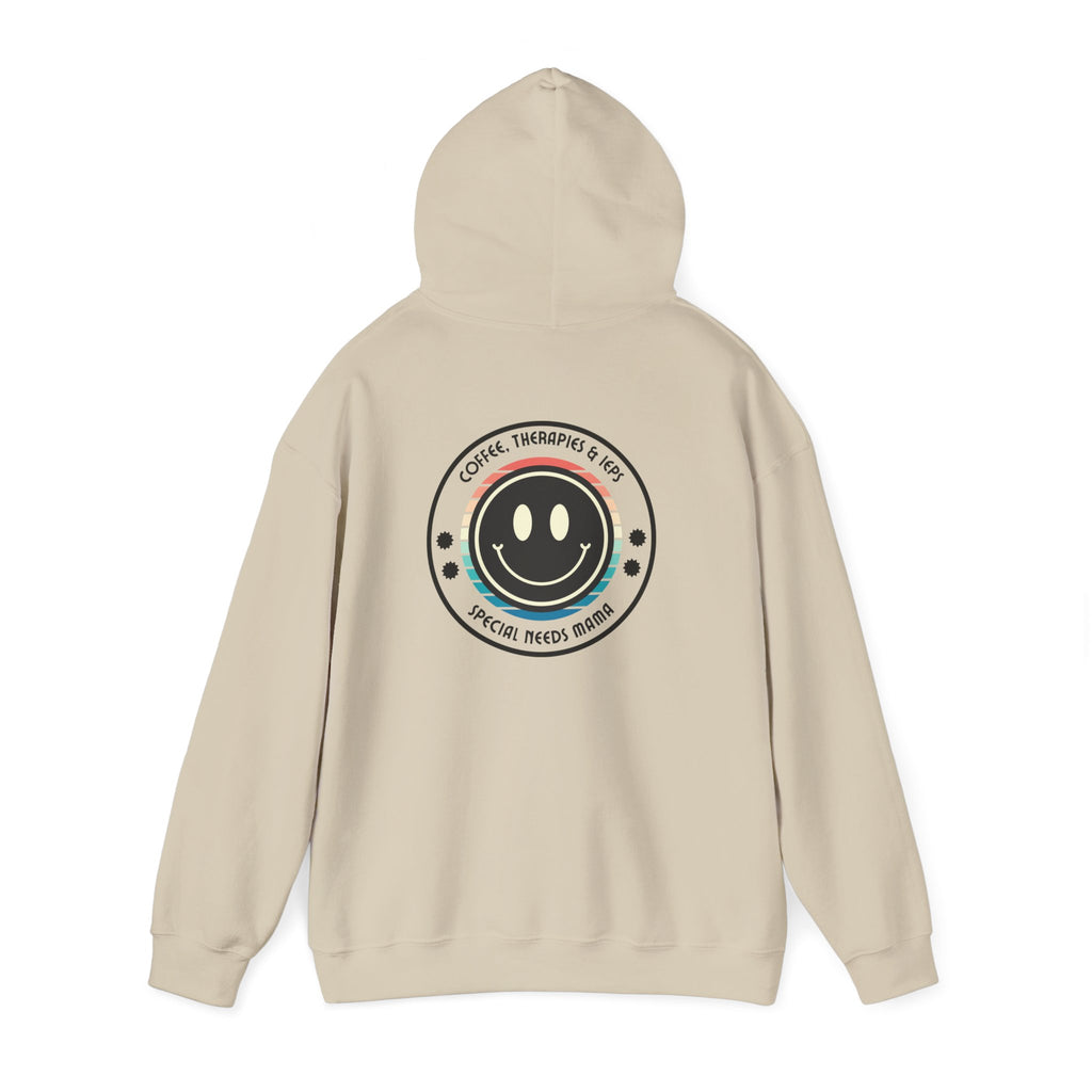 “Coffee, Therapy & IEPs, Special Needs Mama” Women’s Hoodie