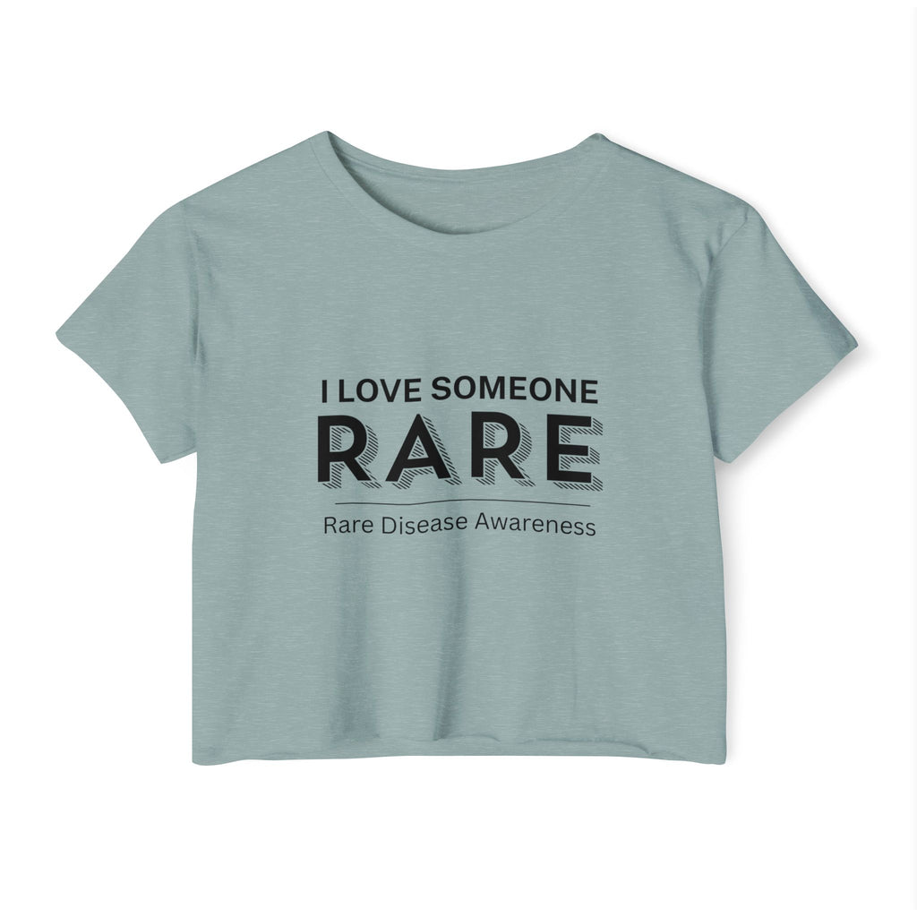 “I Love Someone Rare” Women’s Crop Top