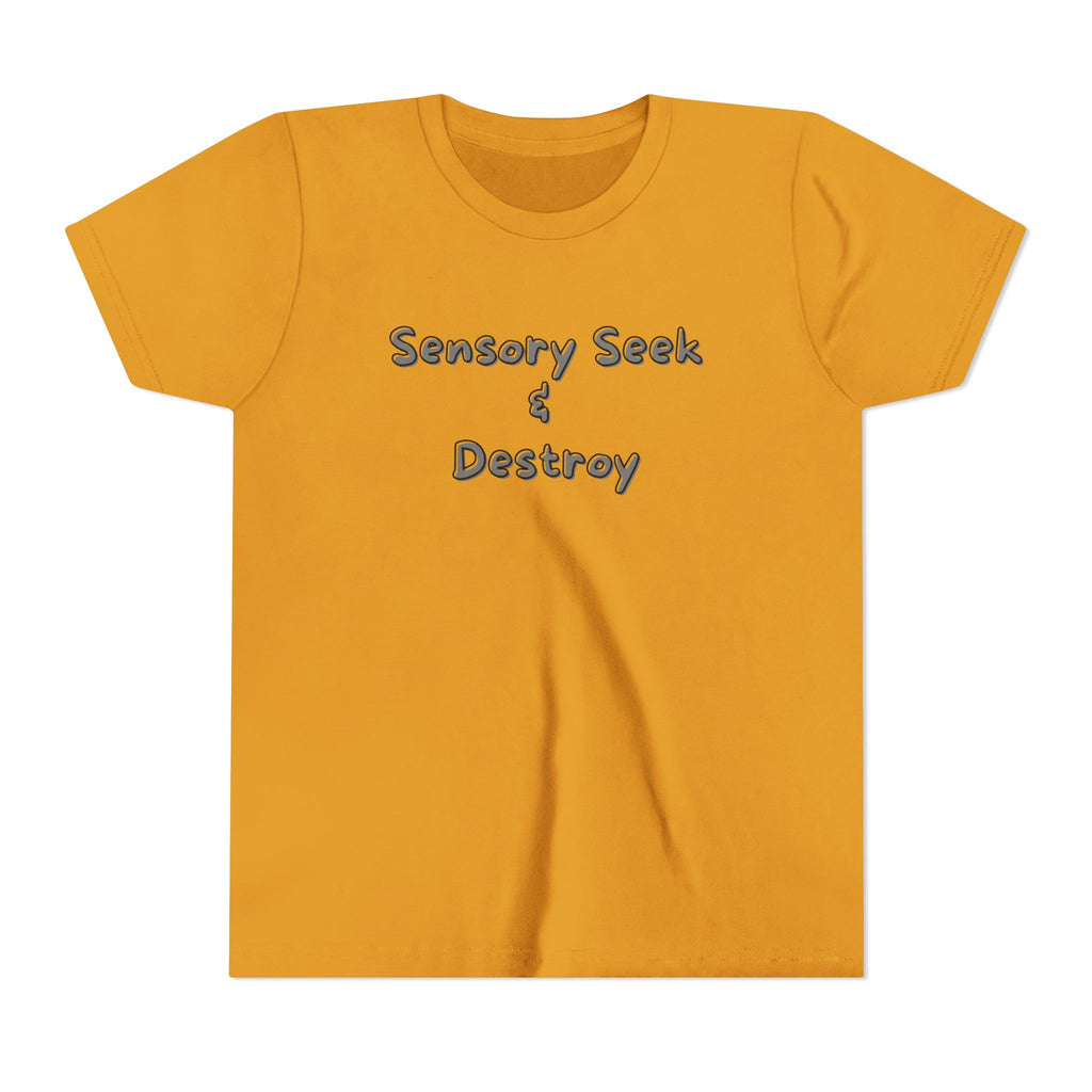 “Sensory Seek & Destroy” Youth Tee