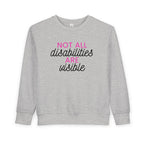 "Not All Disabilities Are Visible" Toddler Sweater