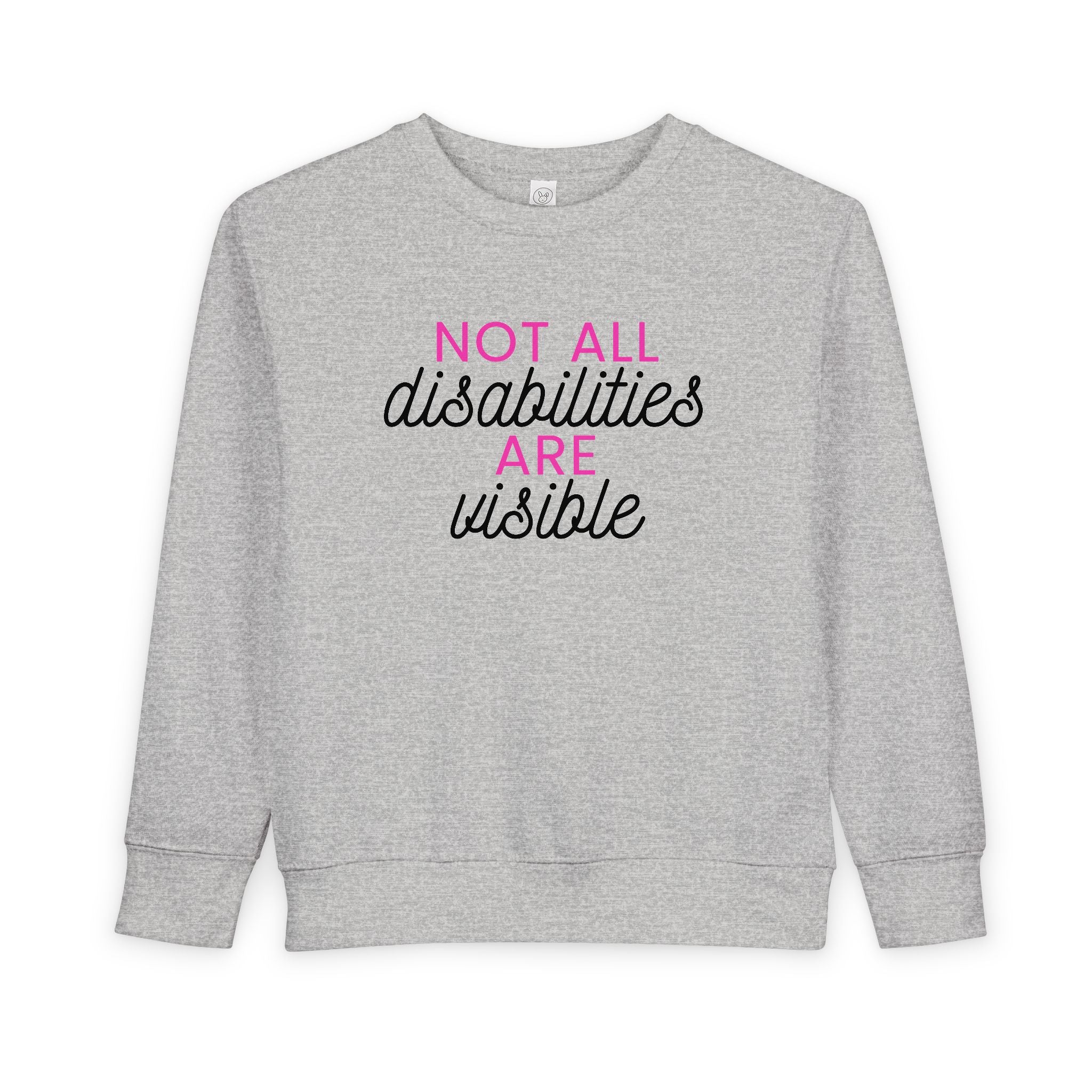 "Not All Disabilities Are Visible" Toddler Sweater