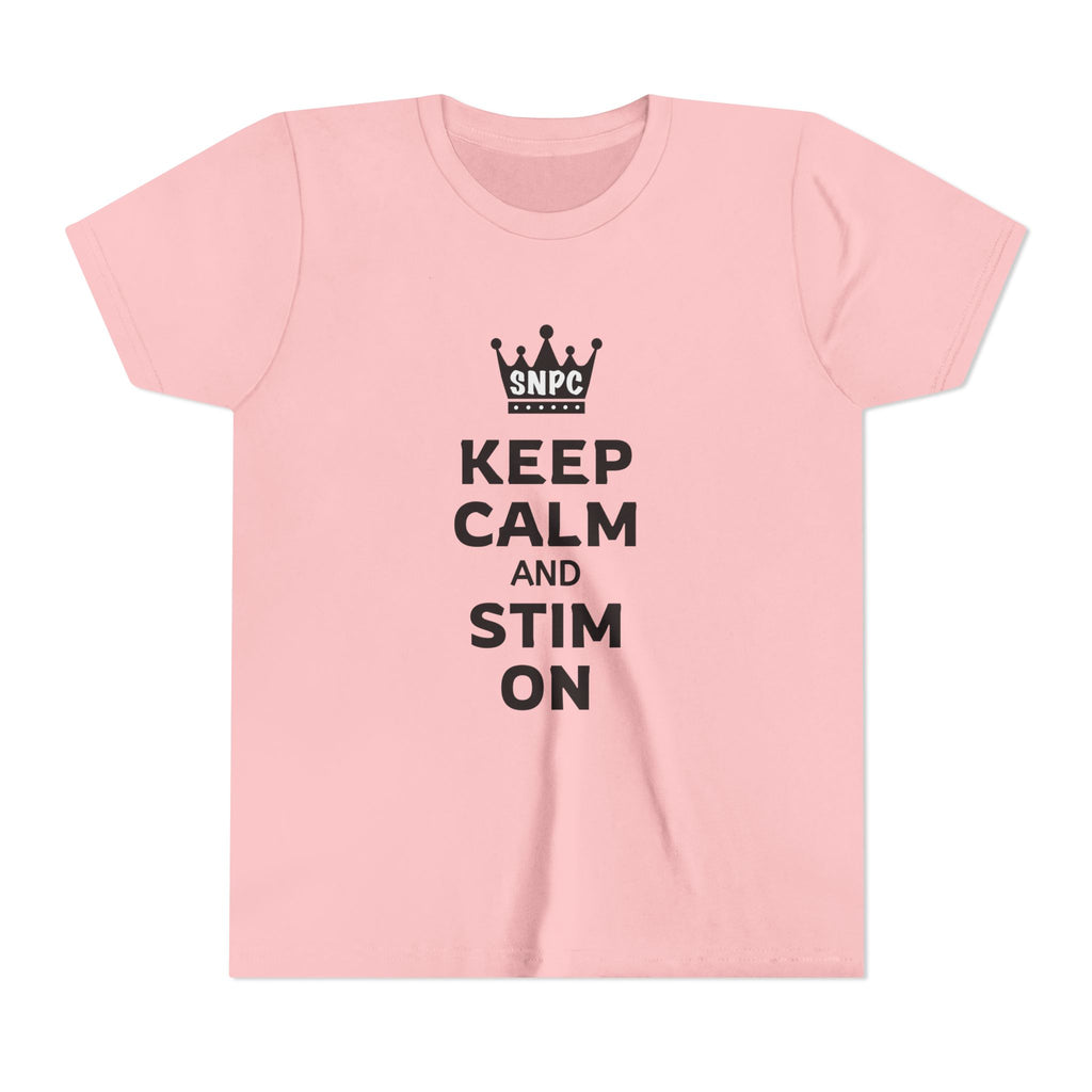 “Keep Calm & Stim On” Youth Tee