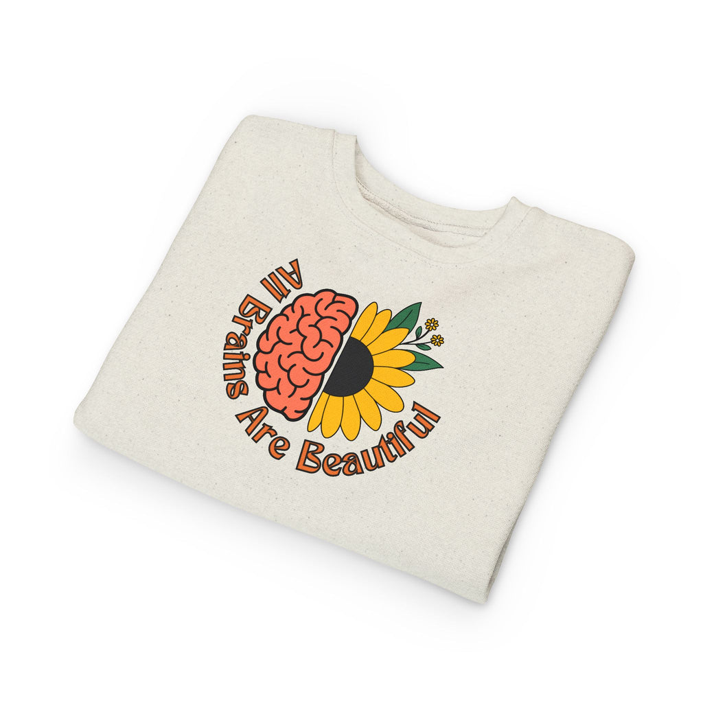 “All Brains Are Beautiful” Toddler Sweater