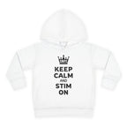 “Keep Calm & Stim On” Toddler Hoodie