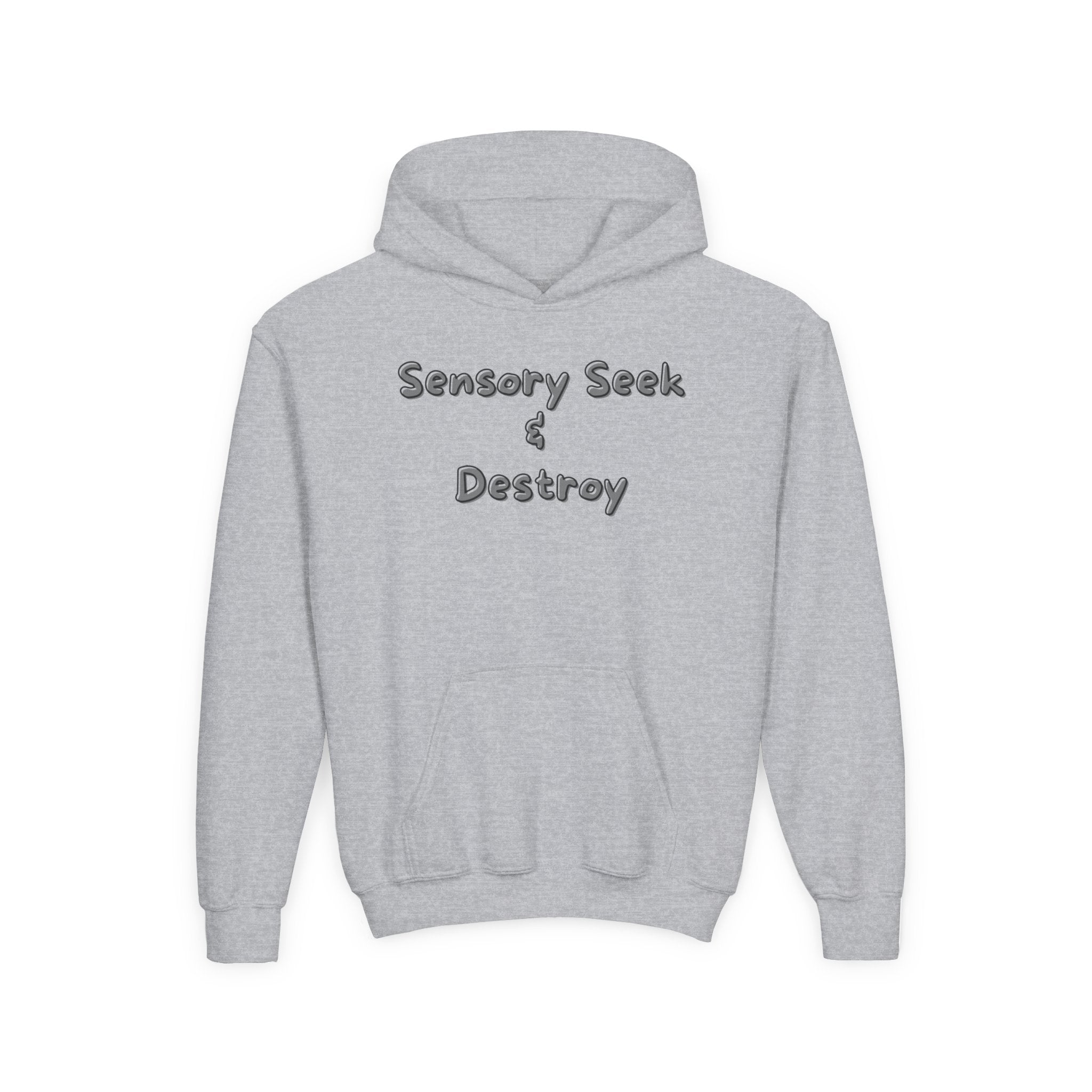 “Sensory Seek & Destroy” Youth Hoodie