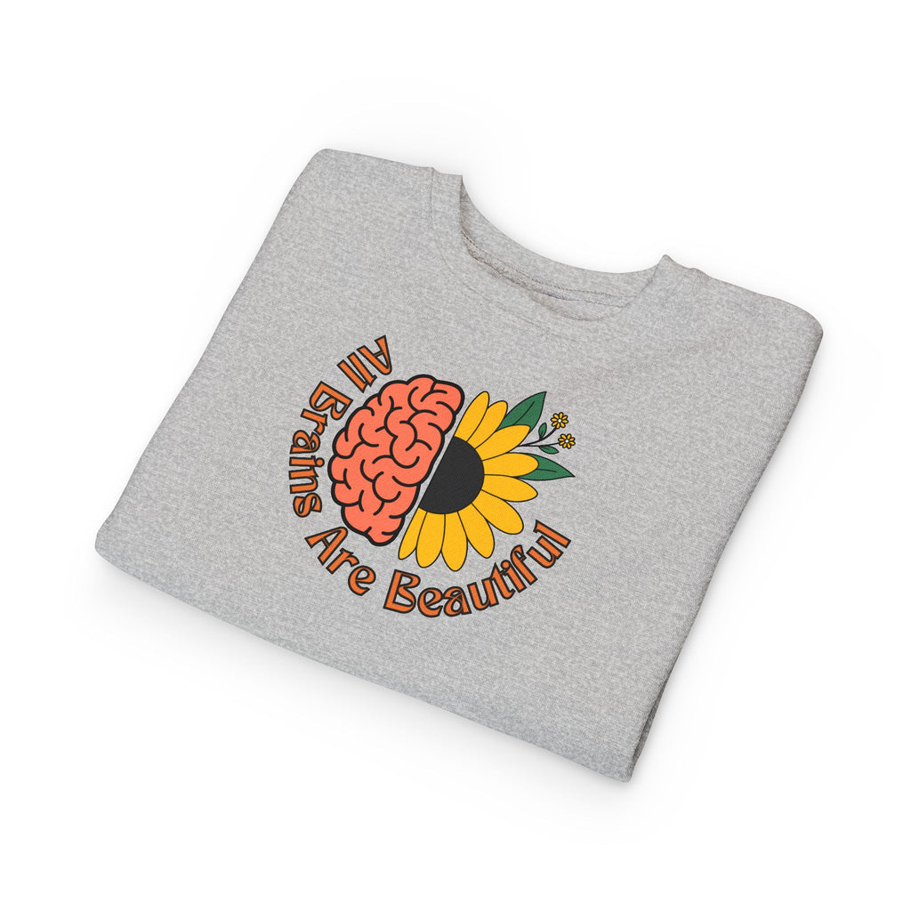 “All Brains Are Beautiful” Toddler Sweater