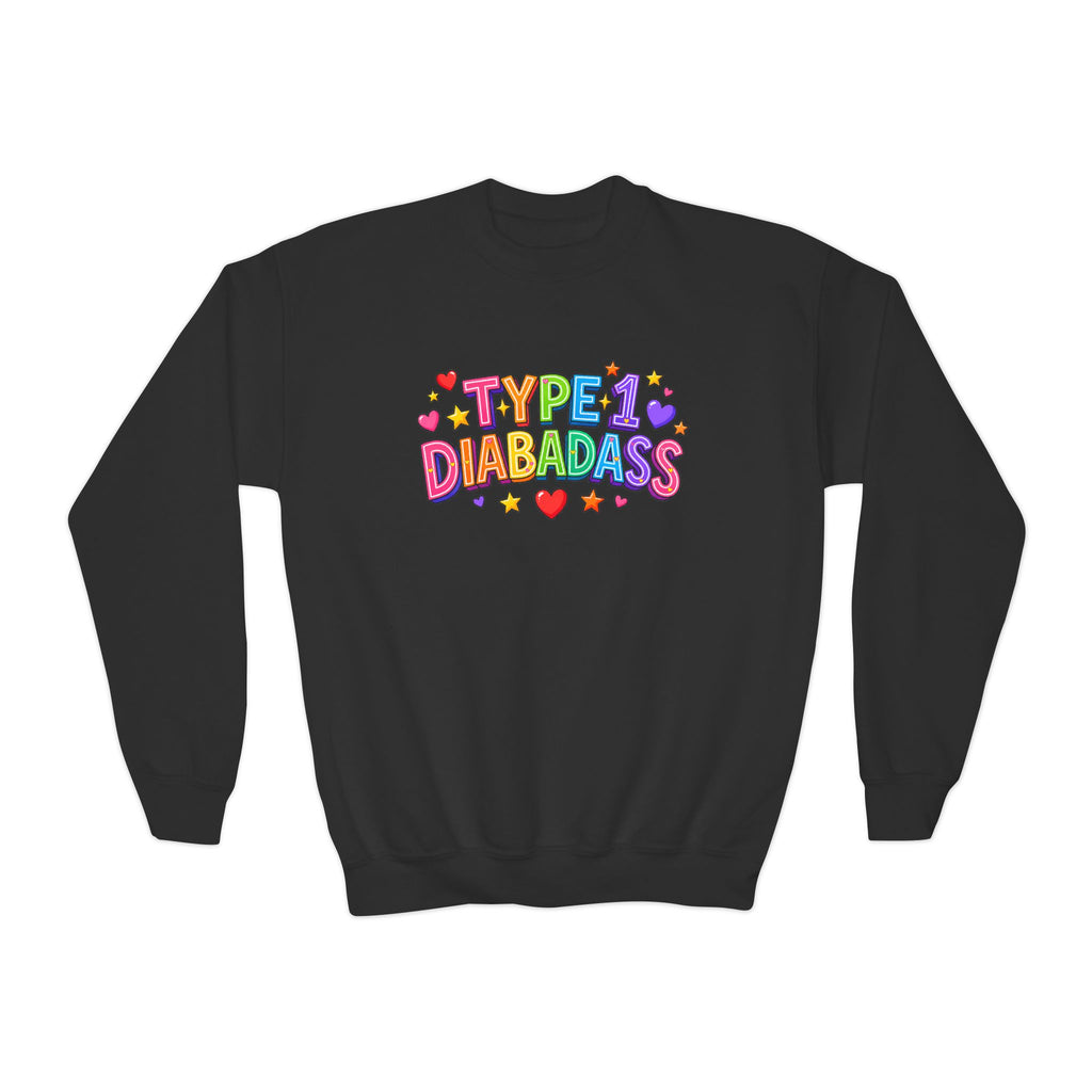 “Type 1 Diabadass” Youth Sweater