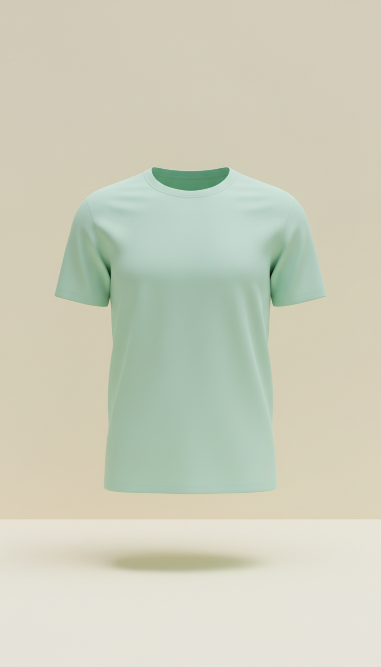 Tagless Tee in Calm Mint